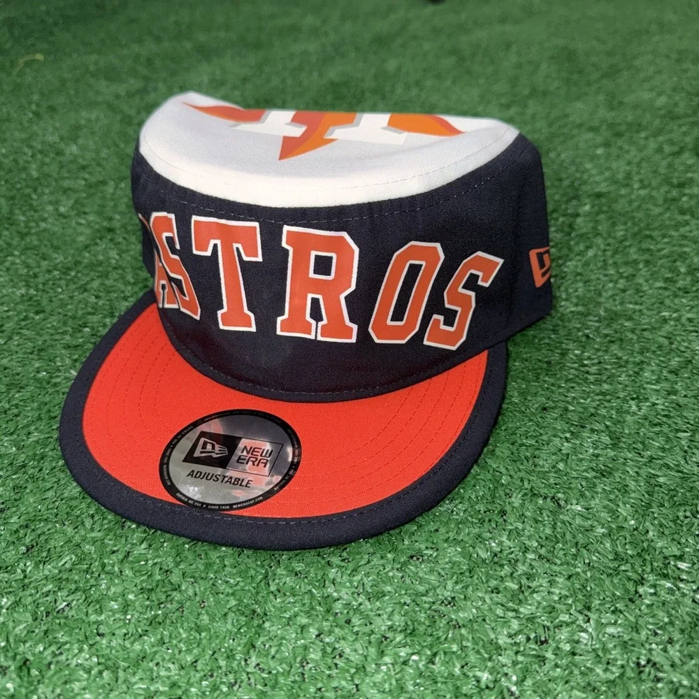Men's New Era Retro Painter Hat Houston Astros MLB Adjustable Hat - Picture 2 of 7